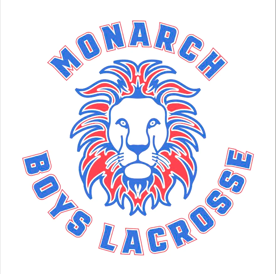 Monarch Boys Lacrosse lion logo